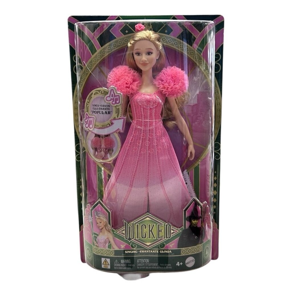Wicked Movie Singing Glinda Fashion Doll Mattel 2024 Recall Misprint NIB 2024